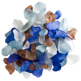 Super Moss 759834242901 Pacific Mix Sea Glass, 4 lb