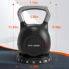 HXD-ERGO Adjustable Kettlebell Weight Set-Quickly Adjusts 7 Weights,Ergonomic kettlebell sets
