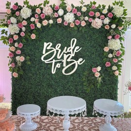 Bride to Be Wooden Sign for Backdrop- Custom Engagement Party Decorations 13.5 x 16.5 inches Wedding Wooden Photo Booth Props for Wedding Party Decorations Supplies