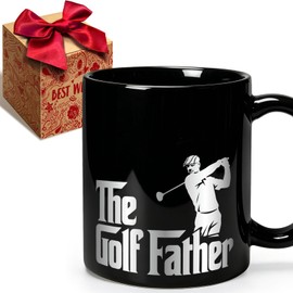 The Golf Father Mug Gift for Father Dad, Funny Golf mug Gift for Men Husband papa Grandpa from Father's Day, Birthday 11OZ-23