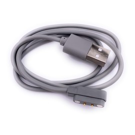 Xcivi Replacement Magnetic Induction USB Charging Cable for Portable Blender Mini Personal Smoothie Blender USB Fruit Juicer Mixer and Fruit and Vegetable Wash Machine, 2FT (Grey)