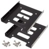KAUMO 3.5" Conversion Mounter Conversion Bracket for 2.5" SSD/HDD (2pcs)