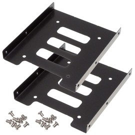 KAUMO 3.5" Conversion Mounter Conversion Bracket for 2.5" SSD/HDD (2pcs)