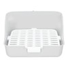 Small Animals Pet Cage Litter Box Toilet Tray Pan ABS