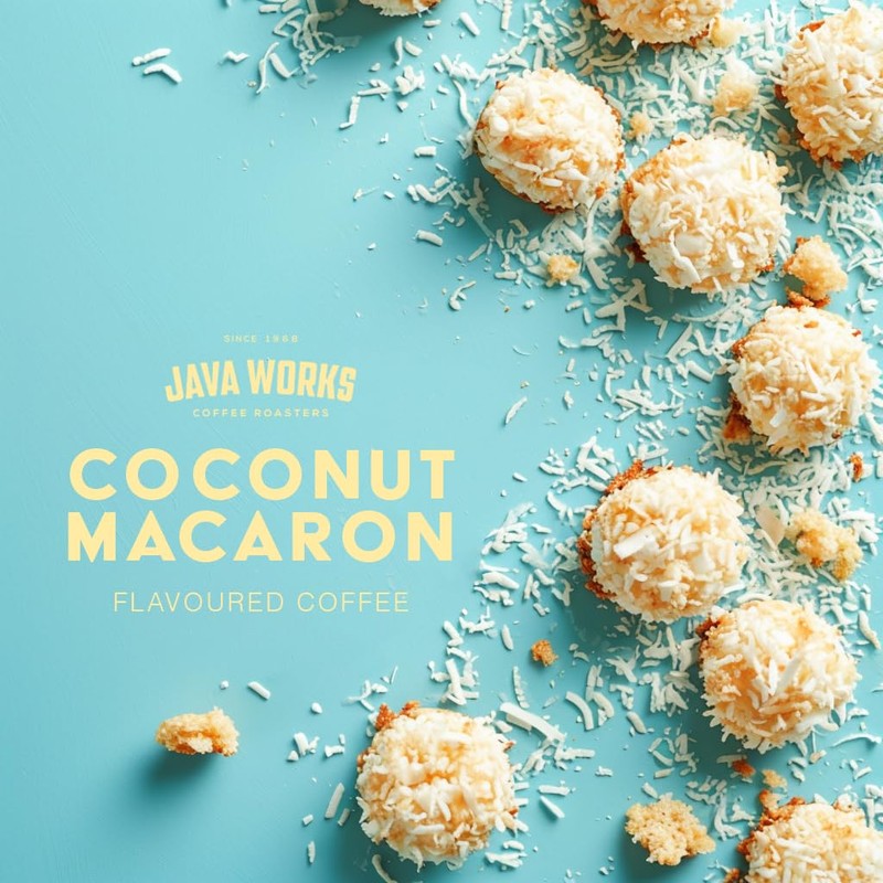 Java Works Coffee - Coconut Macaroon Flavoured Coffee | 340