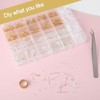 2000Pcs Earring Making Kit, Hypoallergenic Earring Findings Earring Making Supplies