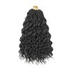 pojui 18 Inch Ocean Wave Crochet Hair 8 Packs -
