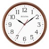 Bulova Clocks Model C4899 Clarity, Warm Walnut