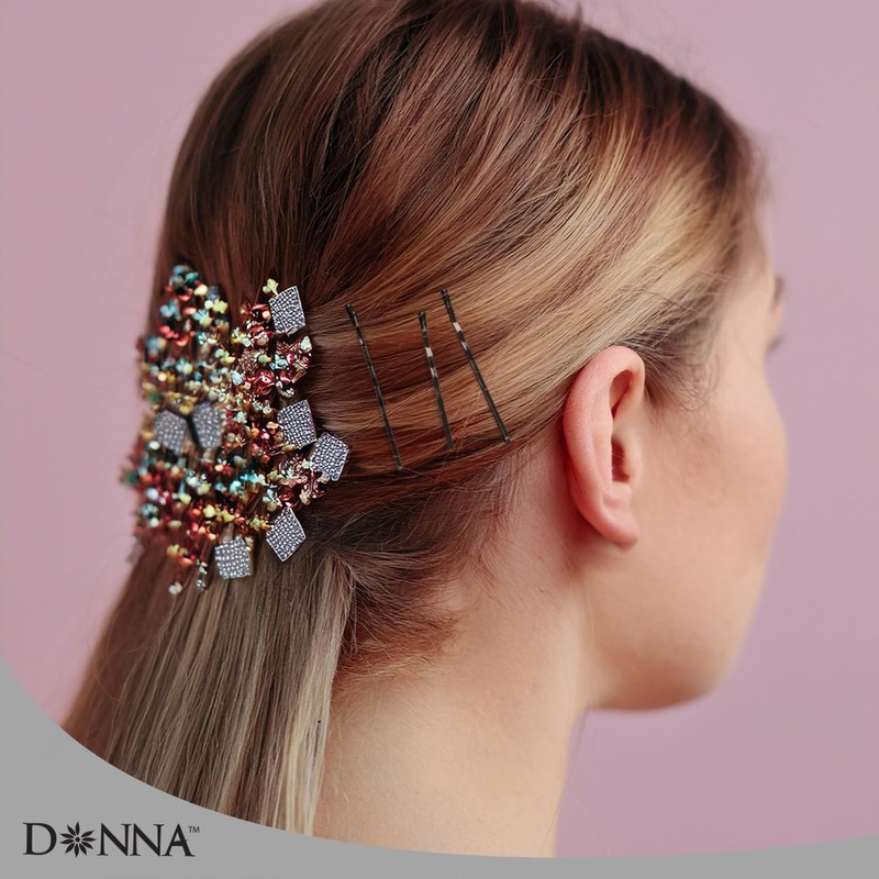 Donna 2-Inch Bobby Pins for Women - 300PCS Black Hair