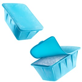 Extra Large Ice Block Mold 4-Pack (32LB),Reusable Silicone Ice Bath Accessories, Large Ice Mold for Freezer, Cold Plunge Ice Blocks,Ice Block Mold for Ice Bath, Ice Bath Ice Mold for Chiller & Therapy