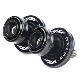 LLIDFONK For Yamaha YZF R1/S/M R3 R6 R7 R9 R25 R125 YZFR1 YZFR3 YZFR6 YZFR7 YZFR9 Aluminium 6 mm Motorcycle Accessories Swing Arm Bobbins Slider Stand Screws (Black)