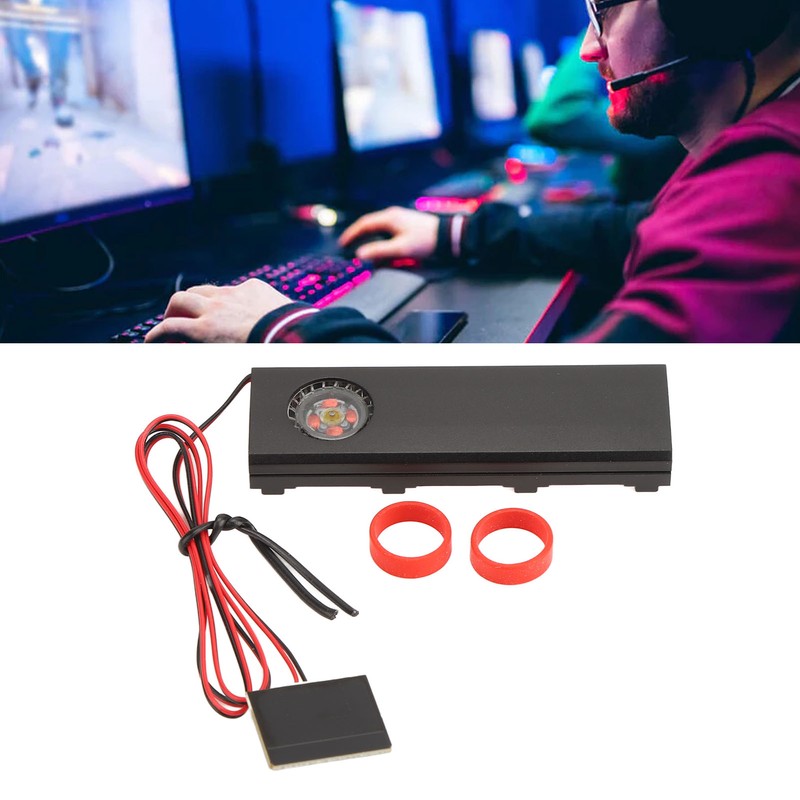 M.2 NGFF NVME SSD Heatsink Quadruple Heat Dissipation 5V Fan
