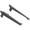 Element System 18133-00052 Angled Shelf Brackets, 1 Row, Pack of
