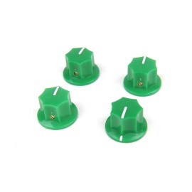 mLaval Guitar Parts 4X Control Knobs For Jaguar Mustang Style Guitar JB or Pedal, 1/4" Shaft, Blue