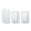 Self Powered Doorbell Set 2 Transmitter Long Range 38 Ringtones