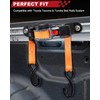 Retractable Ratchet Straps for Tacoma Bed Tie Down Anchors, Compatible