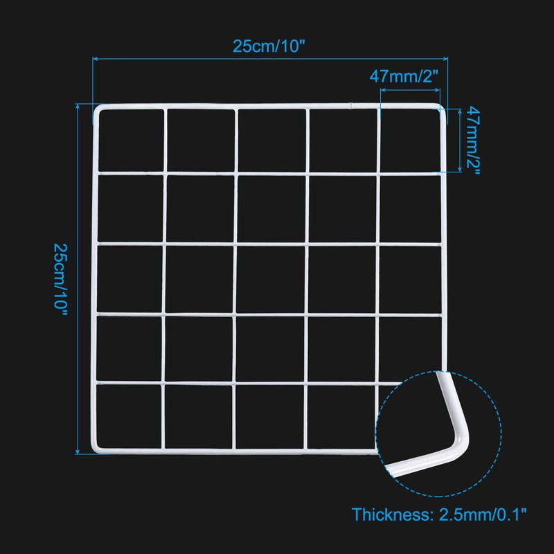 PATIKIL 10 x 10 Wire Mesh Panel, 1 Piece Iron