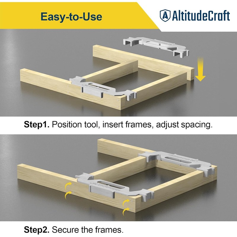 AltitudeCraft Framing Tools - 16″ Framing Stud Layout Tool, Stud