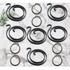 6 Door Handle Springs (2-Turn Coil, 2mm Thick, Black Zinc