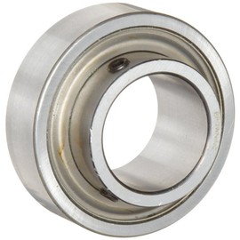 Browning SLS-116 Wide Inner Ring Bearing, Setscrew Lock, Double Sealed, Normal Clearance, Steel Cage, 1" Bore, 52 mm OD , 1-7/64" Width