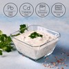Glass Bowls for Kitchen Prep, Modern Serving Dishes for Dessert,