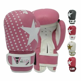 TMA Kids Junior Boxing gloves best for kickboxing,Mar - 2 oz, Pink