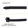 SBG 12" Heavy Duty Cable Ties, 100 Pack, Heavy Duty