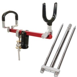 Nishihaya Rod Folder, For Outdoor Use, Rod Holder, Rod Stand, 17.7 inches (450 mm), Angle Adjustment, 360° Rotation, Fishing Rod Holder, Rod Rest