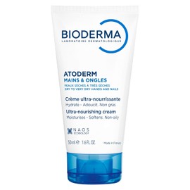 BIODERMA, Atoderm, Crema Nutritiva e Hidratante, Manos y Uñas, Skincare Piel Muy Seca con Tendencia Atópica, 50ML