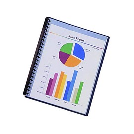 Bantex, Refillable Display Book A4, 20 Pockets, Durable PP Cover, Clear Front Cover for Personalisation