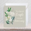 Second Ave Special Couple Anniversary Flower Square Card Partner Anniversary