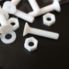 20 x Cross Head Countersunk Screw White Plastic Polypropylene (PP)