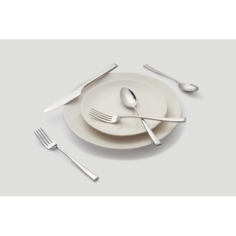 Cambridge Silversmiths Marlise Mirror 20-Piece Flatware Set, Service for 4,Silver