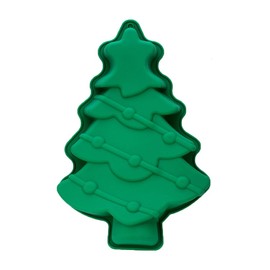 Christmas Tree Silicone Mold, Christmas Chocolate Molds, Candy Making Supplies for Baking, Cookies, Pudding, Jelly, Dog Biscuit, Candle