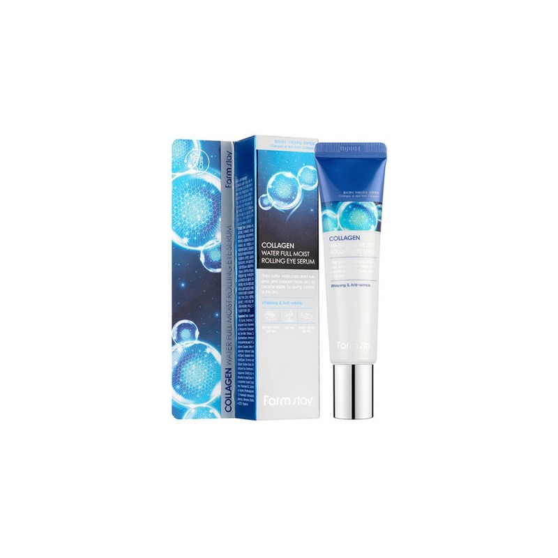 Farmstay Collagen Water Full Moist Rolling Eye Serum 25ml /