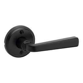 Weiser Trafford Matte Black Door Handle, Reversible Half Dummy Lever, Non-Turning Interior Door Handles for Wardrobe, Closet Door & French Doors, Cabinet Handle/Cupboard Handles, Home Décor