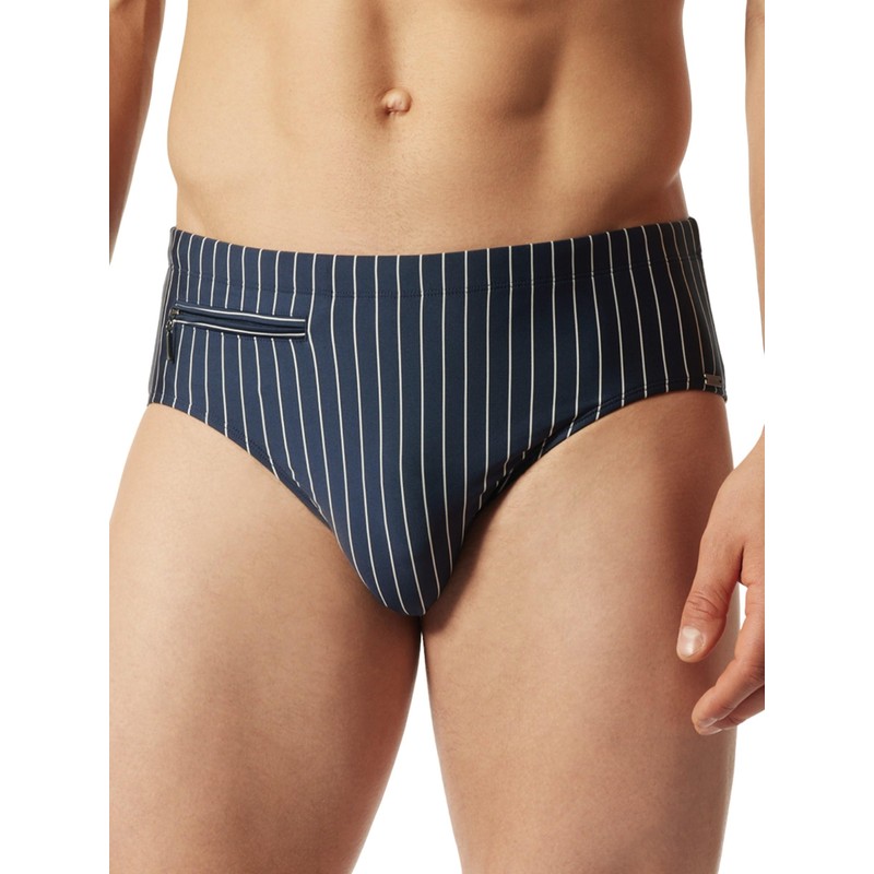 Schiesser Men's Briefs Comfort Swimming Trunks, black