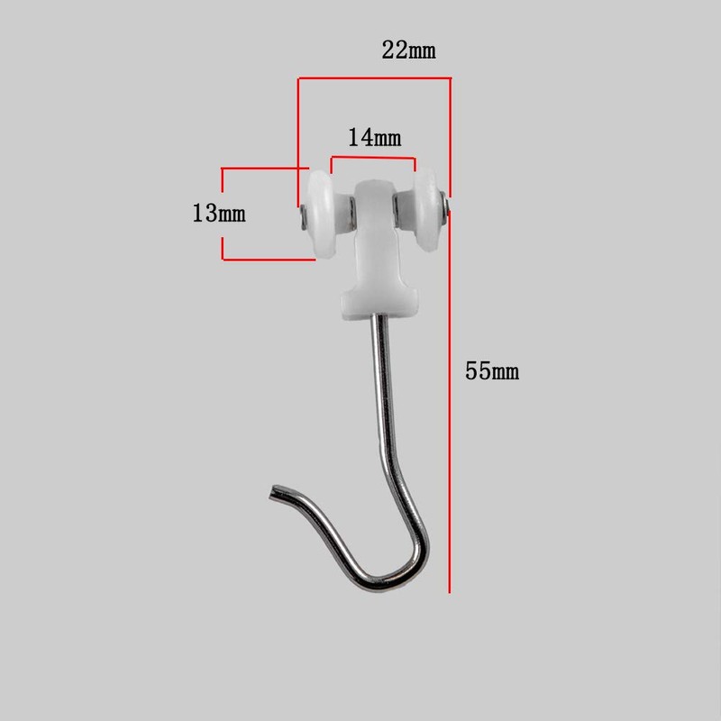 Ontrack Track Roller with Hook of Room Divider Ceiling Track(1