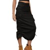IDEALSANXUN Long Cargo Skirts for Women Trendy 2025 Midi Denim