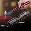 Urgrette 2 Pack Butane Torch Lighter, 6-inch Refillable Pen Lighter