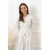 Bolerose Girls' Long-Sleeved Bolero Sparkle Cardigan - Bright silver