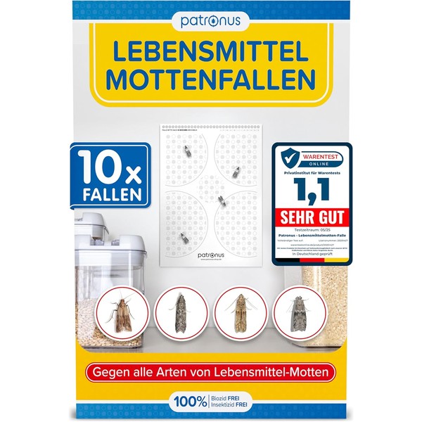 Food Moth Trap [Pack of 10] – Highly Effective Pheromone