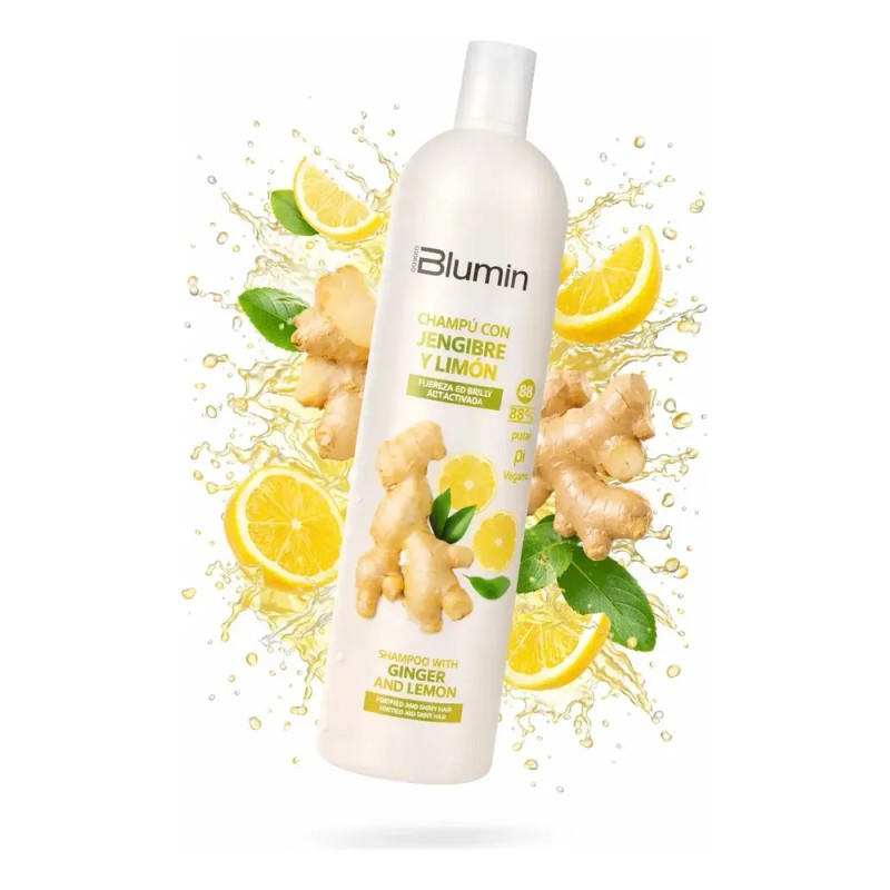 Shampoo Fortificante Blumin Jengibre Y Limón 1000 Ml