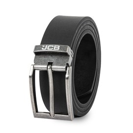 JCB Leather Belts Mens - Black Leather Belts for Men - Smart Casual Jeans Black Belt for Men - Men's Leather Belts - Mens Belt - Comfortable Everyday Belt.