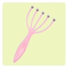Stress relief head massager, acupressure device, scalp self-massage device / 스트레스해소 머리안마기 지압기 두피 셀프 마사지기