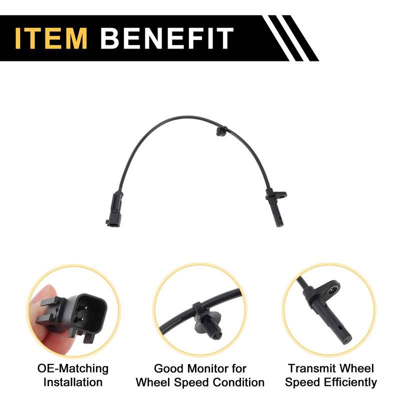 Partuto ABS Wheel Speed Sensor ABS Sensor Anti-lock Braking System