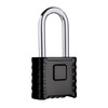 Heavy Duty Combination Padlocks Outdoor, Weatherproof 53mm Large 4 Digit