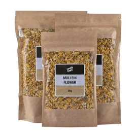 Lowhill Valley Mullein Flower Herbal Tea - Soothing and Delightful – 100% Pure Naturally Grown Mullein Flower – Verbascum Thapsus – No Additives or Preservatives – 50g