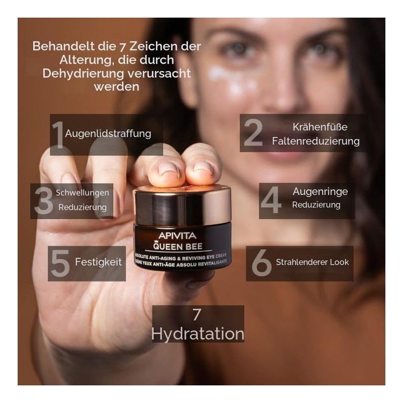 Apivita Queen Bee Absolute Anti-Ageing & Revitalising Eye Cream 15