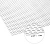 Perforated Metal Sheet - Perforated Stainless Steel Sheet, 11.8" x